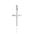 Colgante Cruz Lisa Fina Plata Fina 925 5