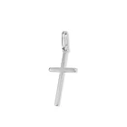 Colgante Cruz Fina Lisa Plata Fina 925 3