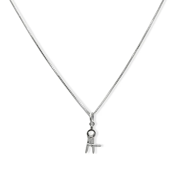Collar Compás Arquitecto Plata Fina 925 3