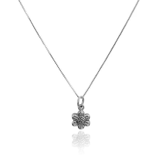 Collar Margarita Veneciana Plata Fina 925