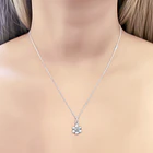 Collar Margarita Veneciana Plata Fina 925 2