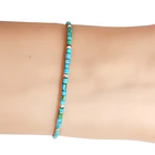 Pulsera Turquesa Bolita Plata Fina 925 2