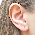 Aros Abridores Bebé Bolita 3mm Plata Fina 925 3
