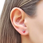 Aros Abridores Bebé Chinita Plata Fina 925 2