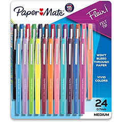 BOLIGRAFO FLAIR x 24 PAPER MATE CANDY POP