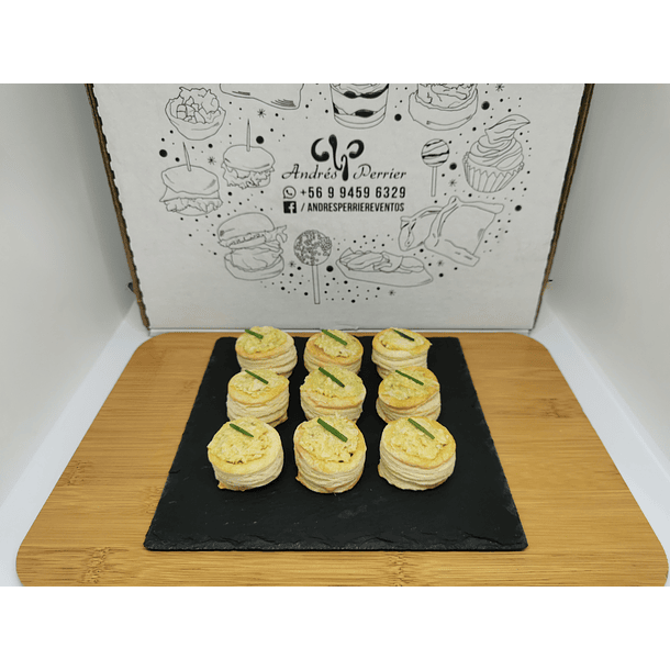 Vol au Vents Pollo al Curry 2