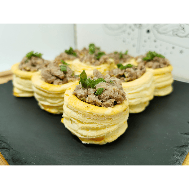 Vol au Vents Carne y Cebollín 1