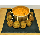 Bolitas de Falafel + Alioli de Zanahoria 1
