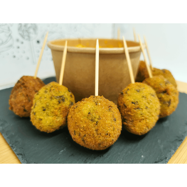 Bolitas de Falafel + Alioli de Zanahoria 2
