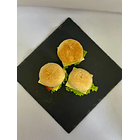 Tapaditos de Queso, Lechuga y tomate 2