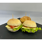 Tapaditos de Queso, Lechuga y tomate 1