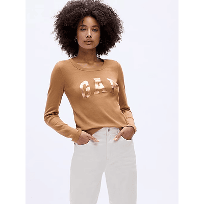 Camiseta waffle knit gap