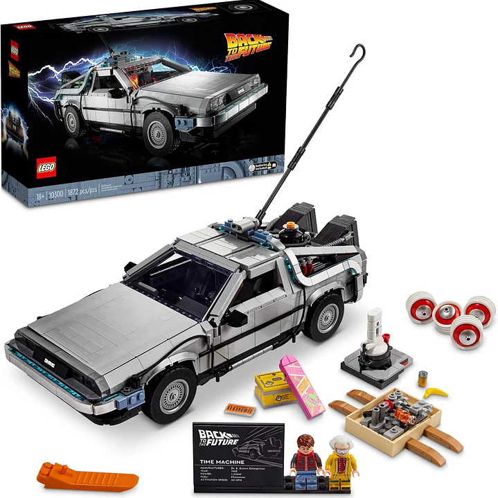 LEGO Icons: Máquina del Tiempo de Volver al Futuro 2