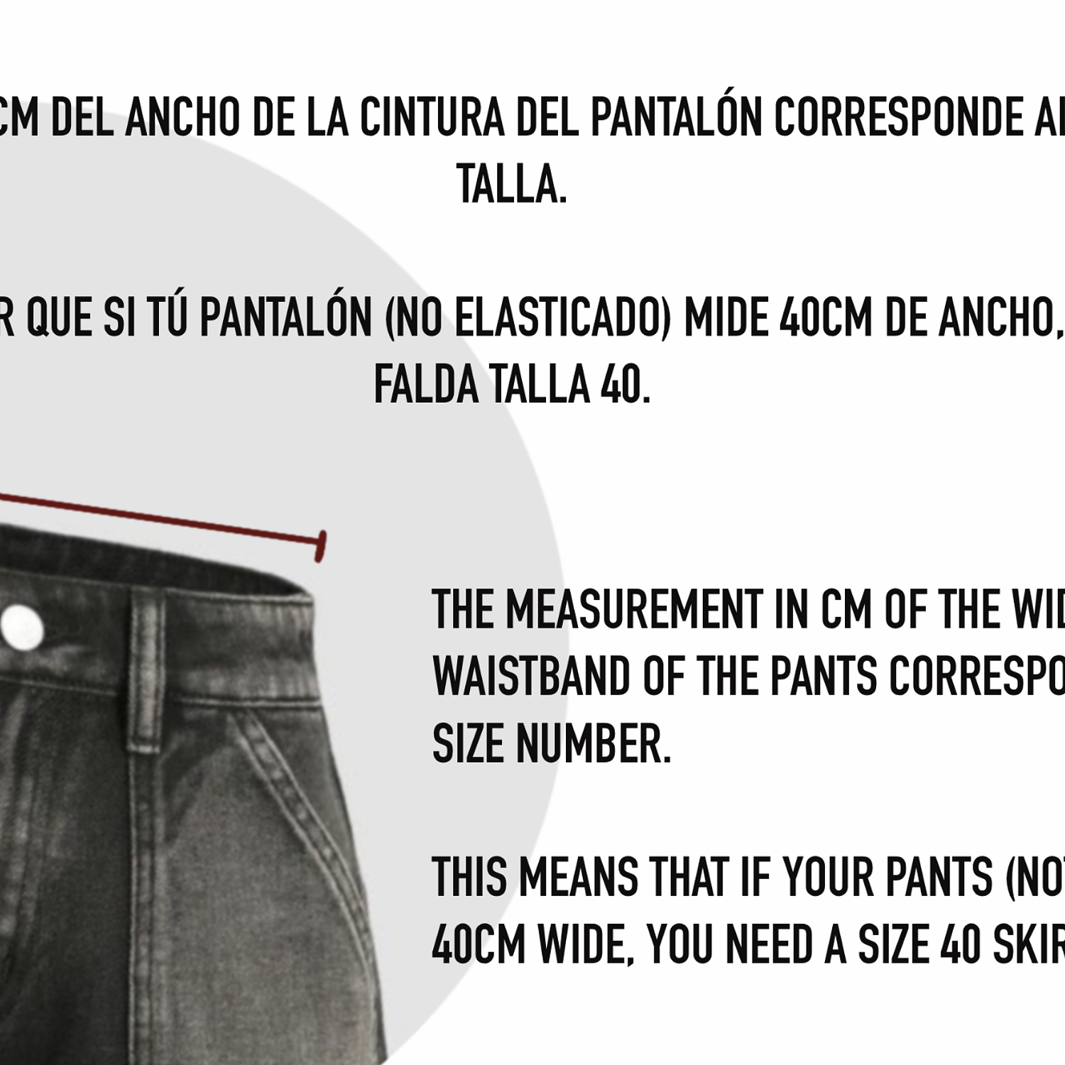 FALDA UPCYCLING | TALLA 40 6