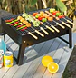 Parrilla portátil ligera y plegable gruesa, parrilla de carbón para asados, aventura al aire libre, Raid, excursión, camping, Anextadventure off road. - Miniatura 3