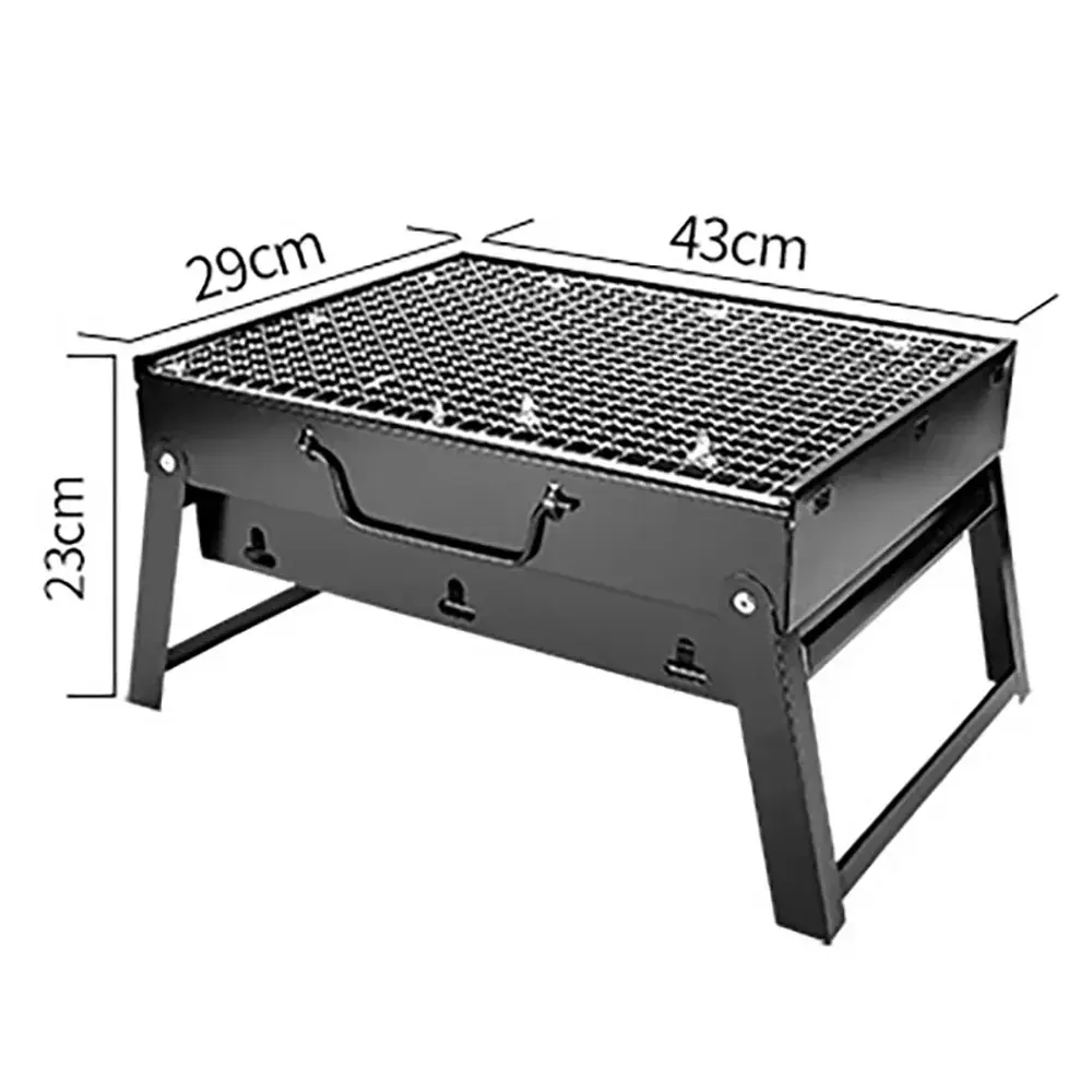 Parrilla portátil ligera y plegable gruesa, parrilla de carbón para asados, aventura al aire libre, Raid, excursión, camping, Anextadventure off road. 6
