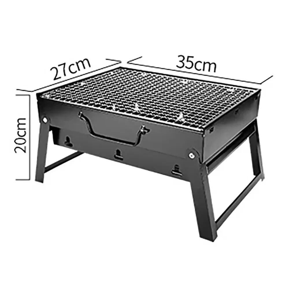 Parrilla portátil ligera y plegable gruesa, parrilla de carbón para asados, aventura al aire libre, Raid, excursión, camping, Anextadventure off road. 7
