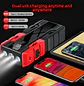 Arrancador de Coches de 12V, Banco de Energía Portátil de 99800mAh con Pico de 3000A, Potenciador de Batería de Auto de 12V con Pantalla LCD, Luz LED de Emergencia - Miniatura 4