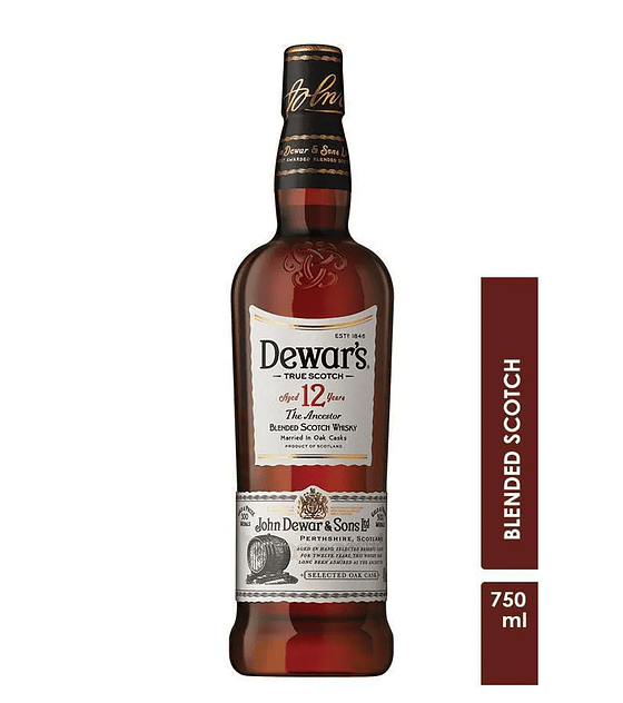 Whisky Dewar's 12 años