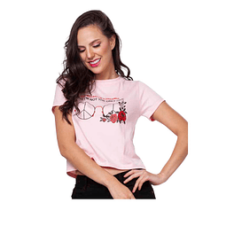 Blusa Colombiana Rosa Daxxys Jeans
