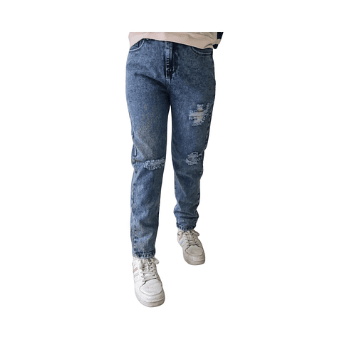 Jeans Colombiano MomFit 4027 Azul Zoe Company