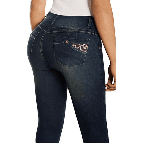 Jeans Colombiano Con Control De Abdomen Bp Azul New Rodivan