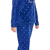 Pijama Micropolar 8460 Azul Baziani