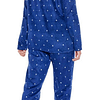 Pijama Micropolar 8460 Azul Baziani