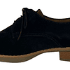 Zapato De Cuero Gamuza Negro Ángel Jeans