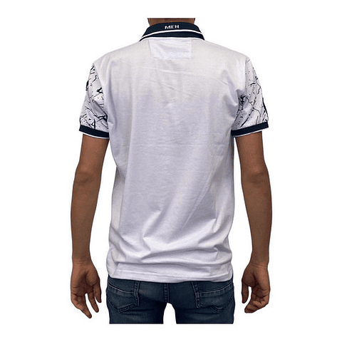  Polera Hombre Colombiana Blanco Ds New Rodivan