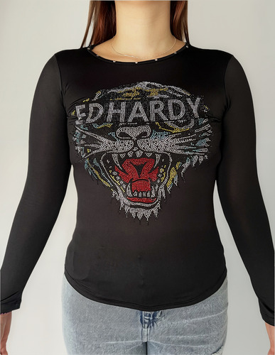Polera Ajustada Mujer Edhardy