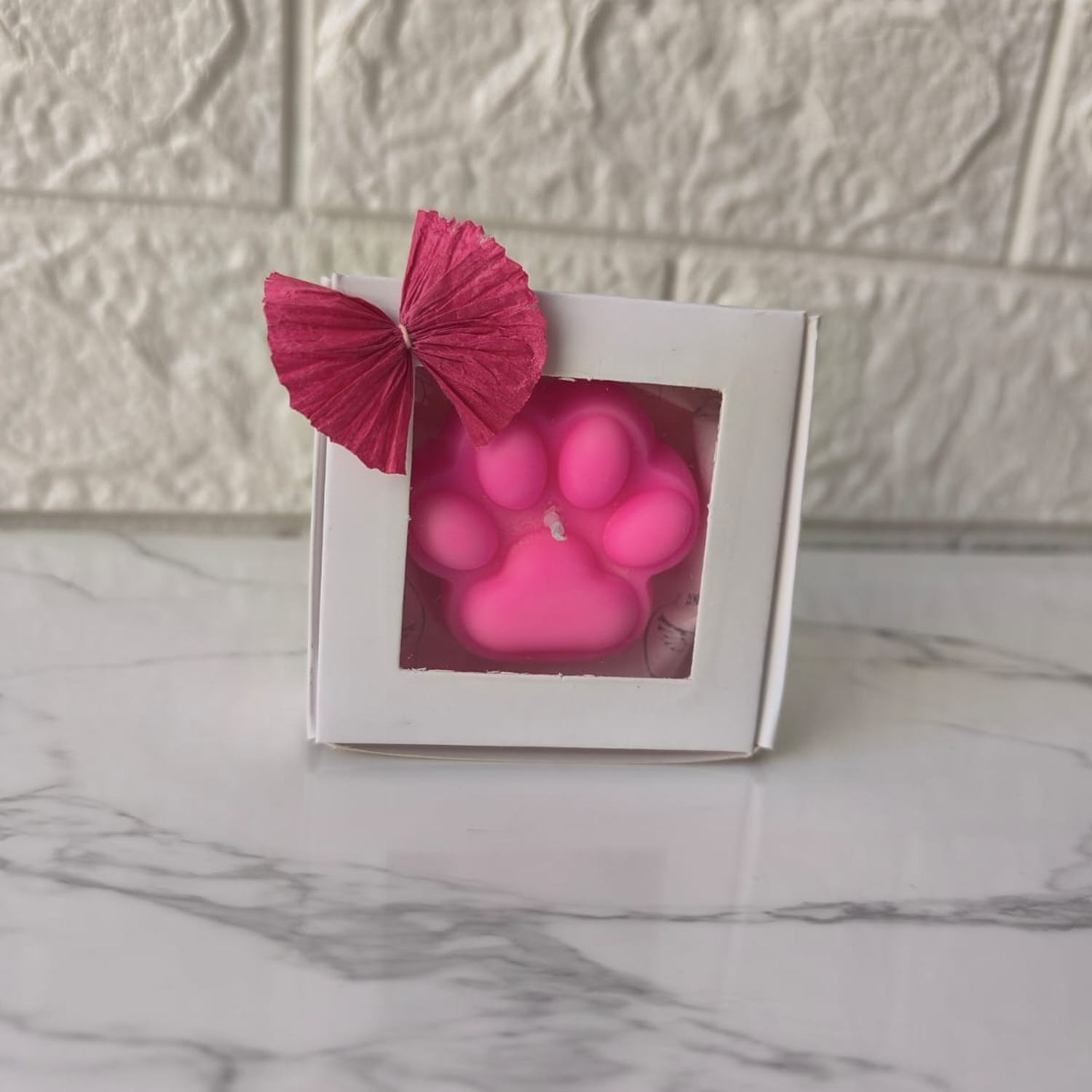 Vela decorativa “Huellas“ 1