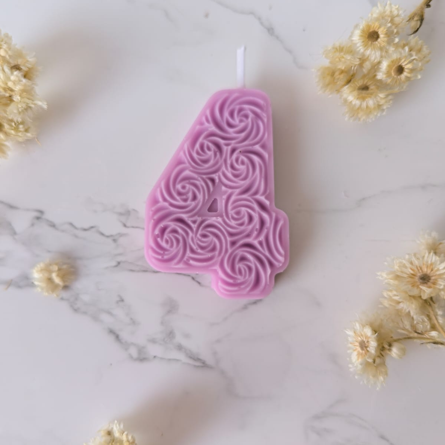 Vela cumpleaños “Floral“ 1