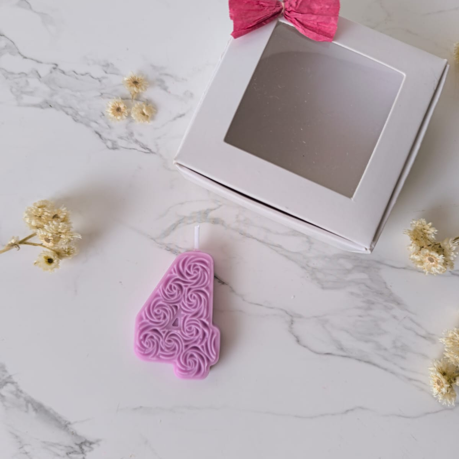 Vela cumpleaños “Floral“ 2