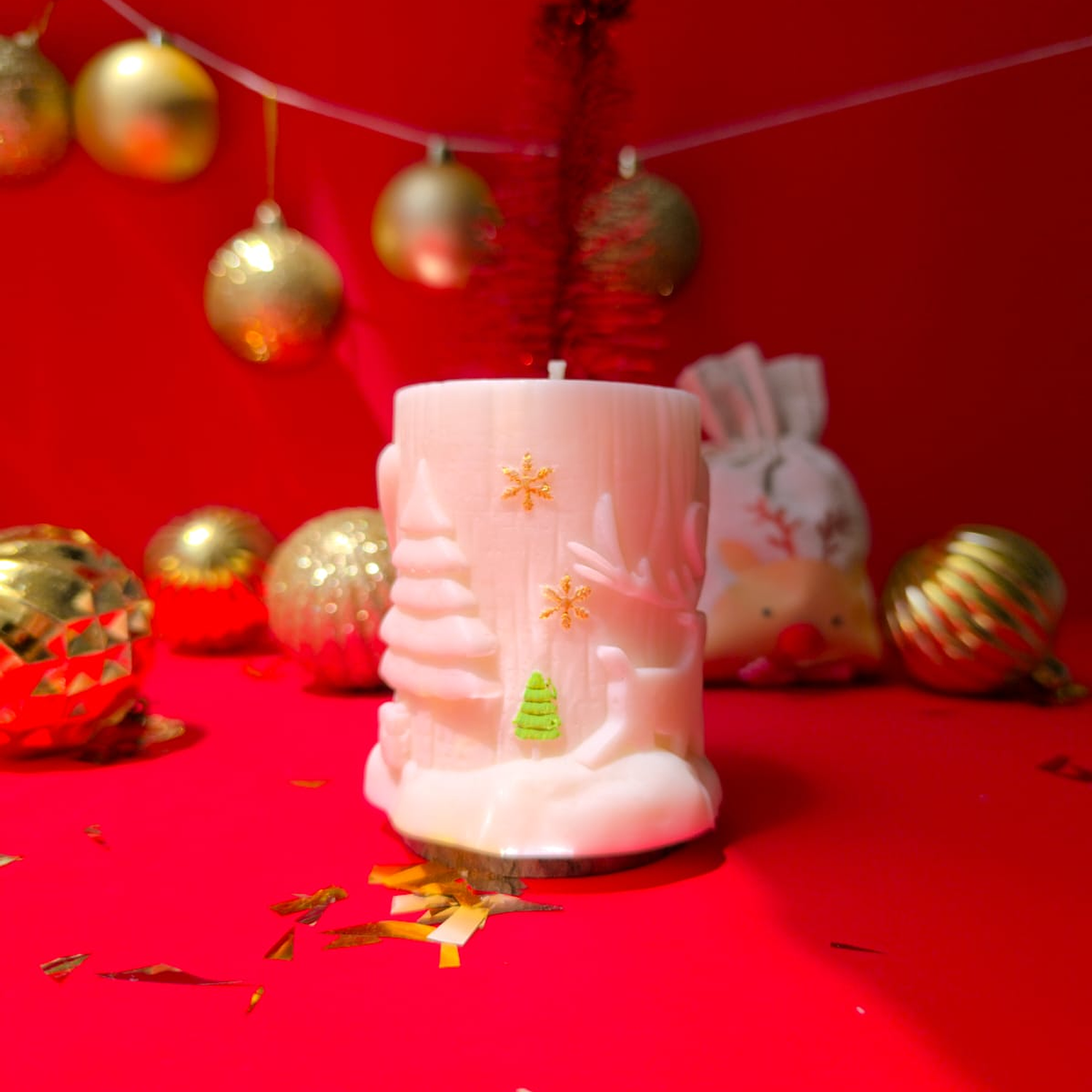 Vela decorativa “Dulce navidad“  1