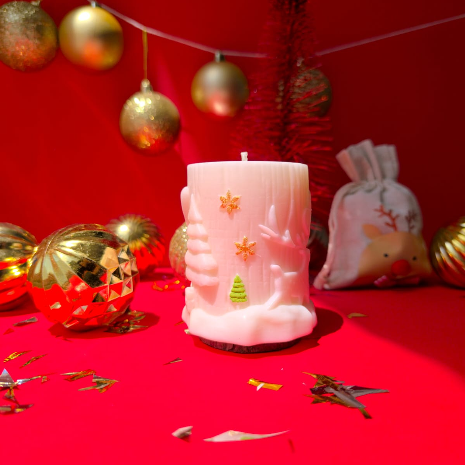 Vela decorativa “Dulce navidad“  3