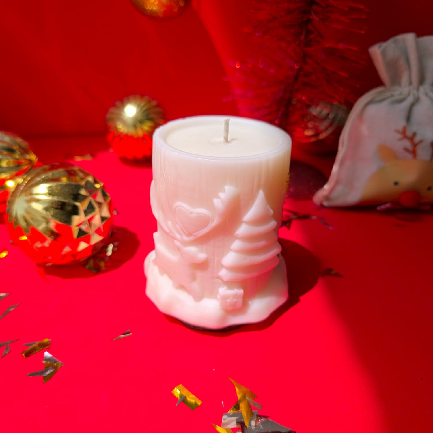 Vela decorativa “Dulce navidad“  4