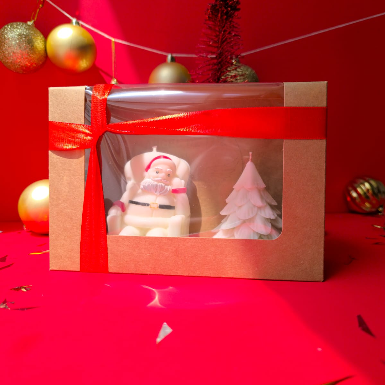 Kit regalo “Viejito pascuero + Árbol de navidad“ 