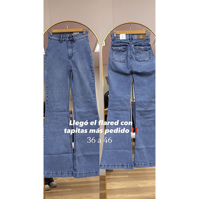 FLARED CELESTE TAPAS  36/38/40/42/44/46