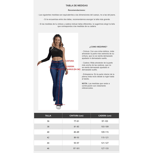 FLARED BARBIE AZUL 36/38/40/42/44/46