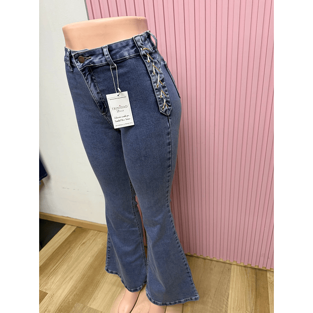 FLARED TRENZADO CELESTE TRINIDAD 36/38/40/42/44/46