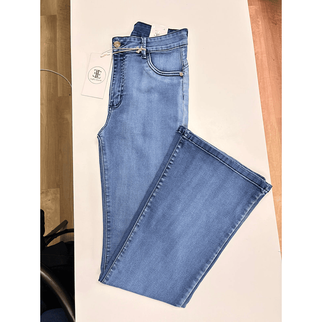 FLARED BRUSELAS CELESTE NUEVO EMPORIUM 36/38/40/42/44/46