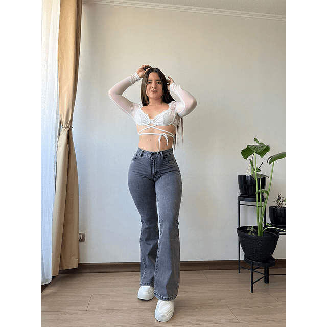 FLARED BRUSELAS GRIS EMPORIUM 36 A 46