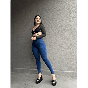 JEANS EMMA AZUL EMPO 36 AL 48 