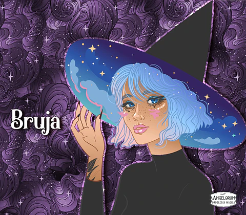MOUSEPAD BRUJA MORADO