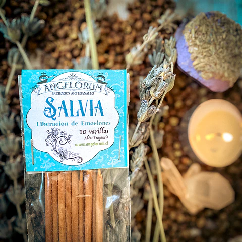 Incienso de Aromaterapia Salvia - 10 Varillas