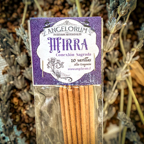 Incienso de Aromaterapia Mirra - 10 Varillas