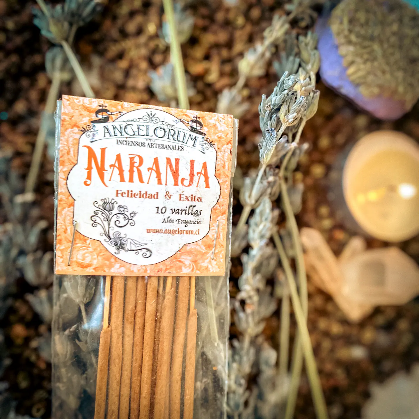Incienso de Aromaterapia Naranja - 10 Varillas 1