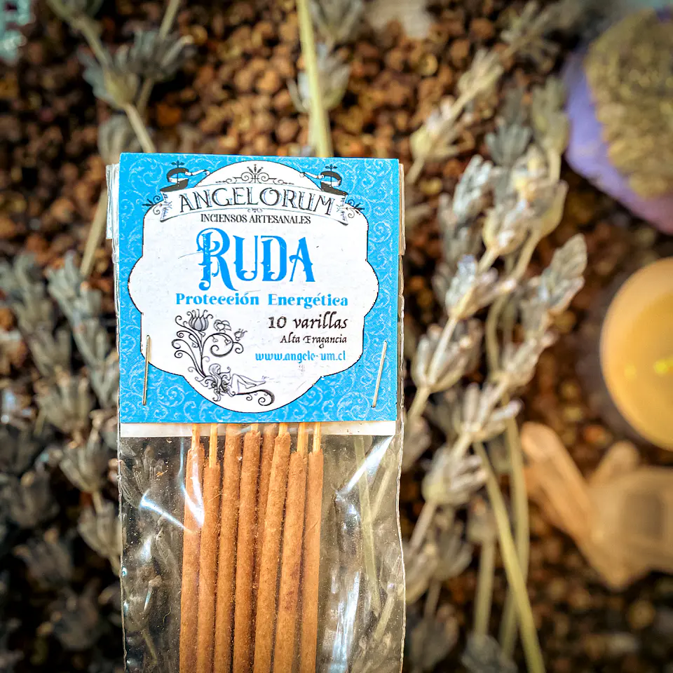 Incienso de Aromaterapia Ruda - 10 Varillas 1