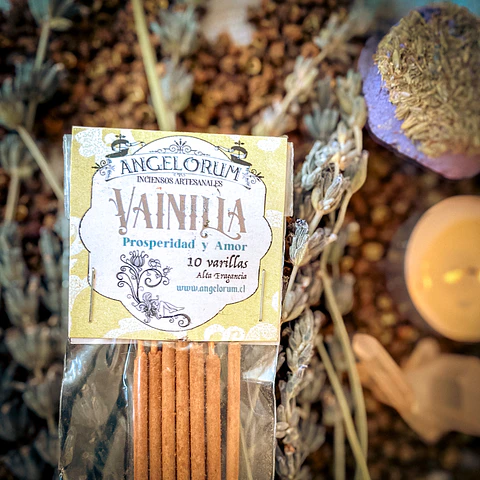 Incienso de Aromaterapia Vainilla - 10 Varillas